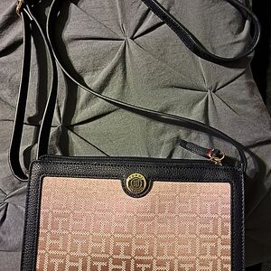 Tommy Hilfiger Navy/ Tan Crossbody Bag
